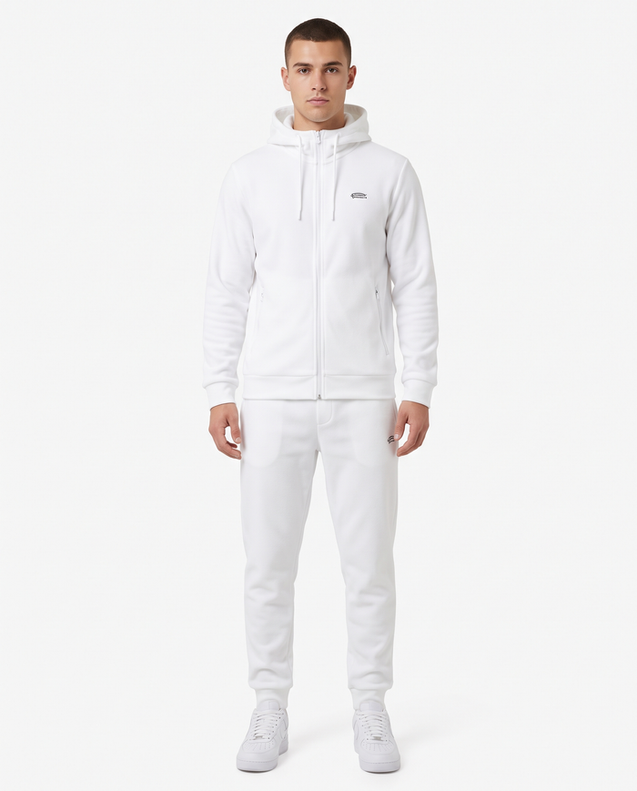 Chándal polar con cremallera Under Armour — Blanco