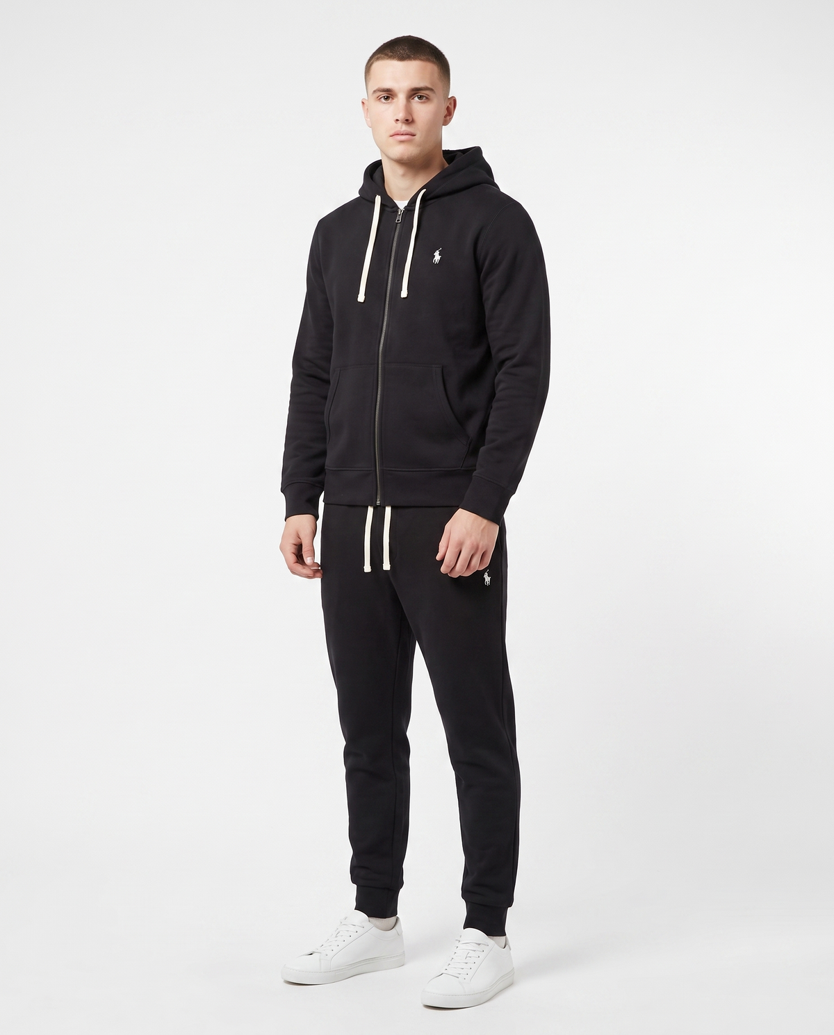 Chándal con cremallera y capucha Polo Ralph Lauren — Negro (modelo 2)