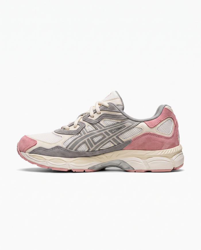 Zapatillas Asics Gel-NYC — Crema, gris y rosa