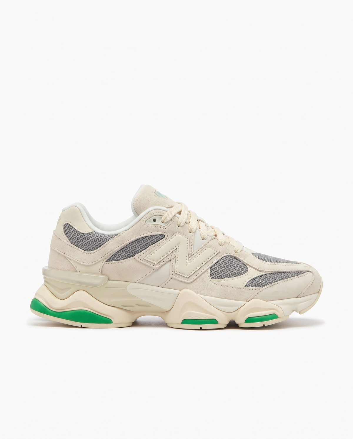 Zapatillas New Balance 9060 — Crema y verde