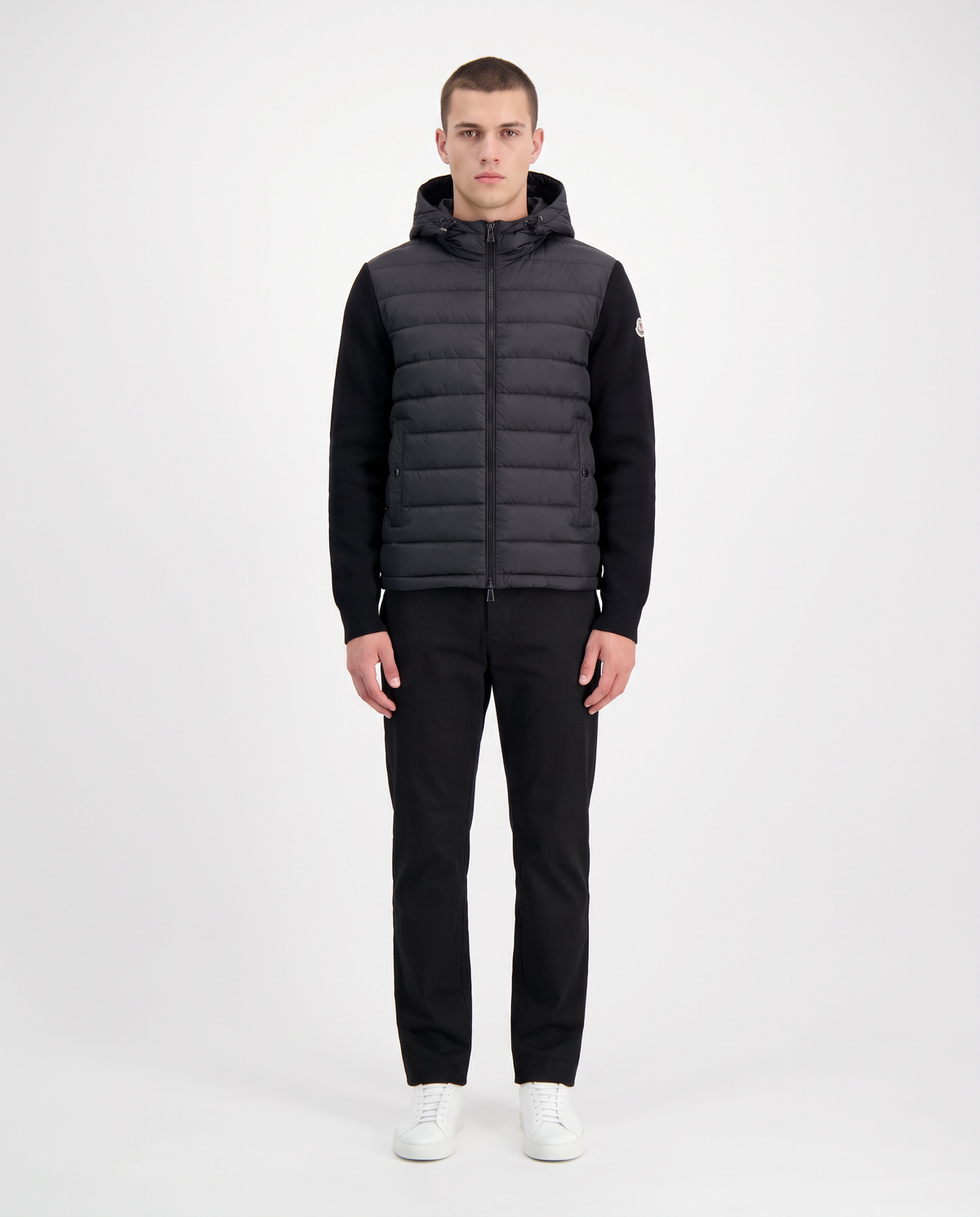 Chaqueta híbrida Moncler — Negro