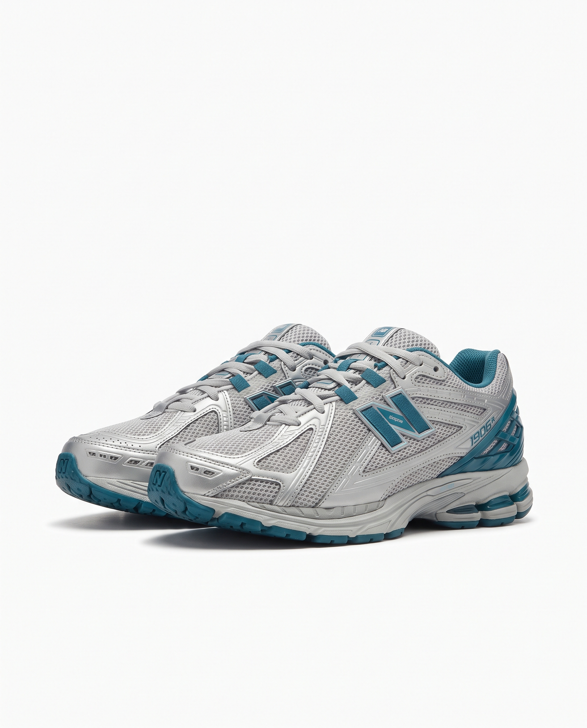 Zapatillas New Balance 1906R — Plata y azul