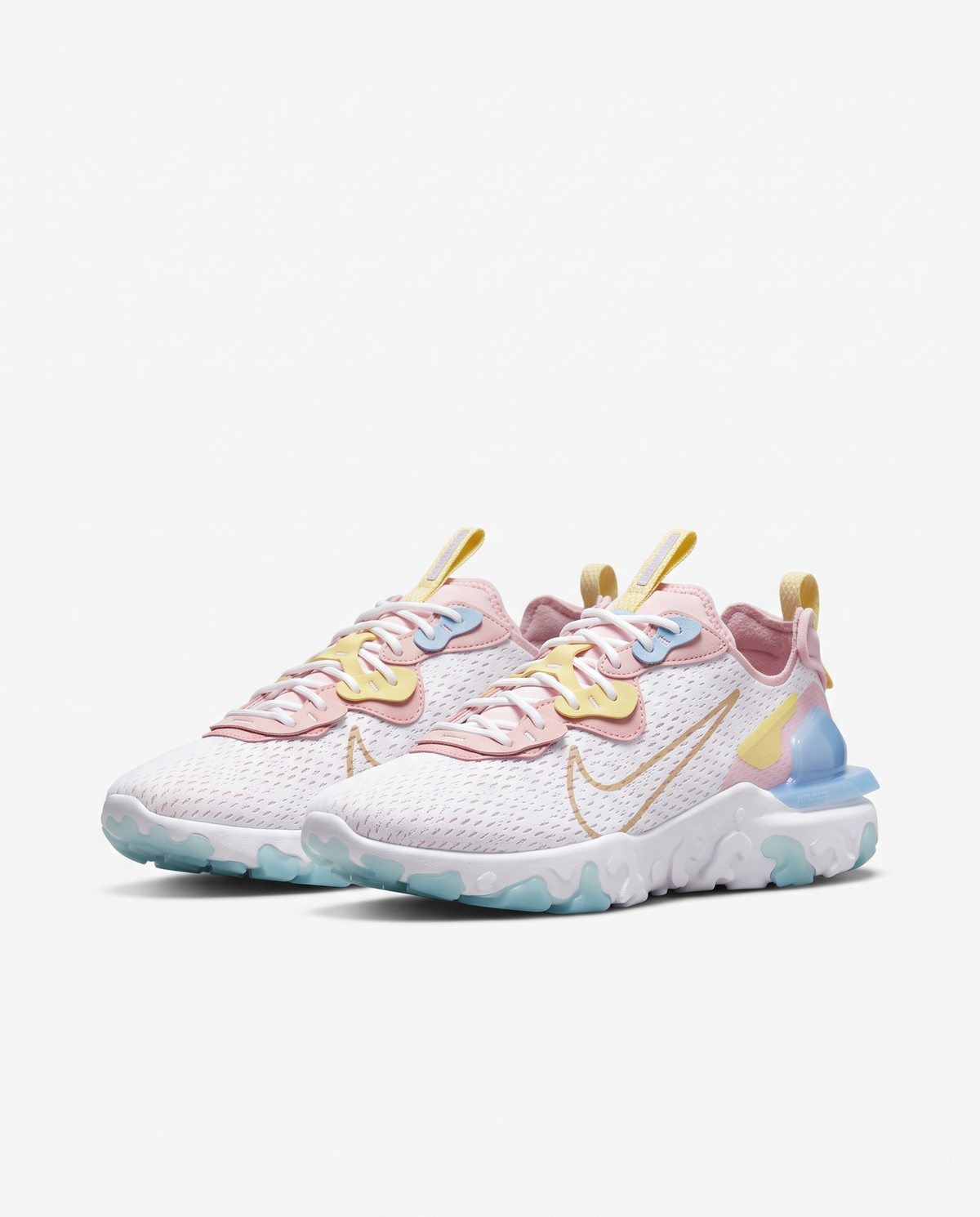 Zapatillas Nike React Vision — Blanco y multicolor