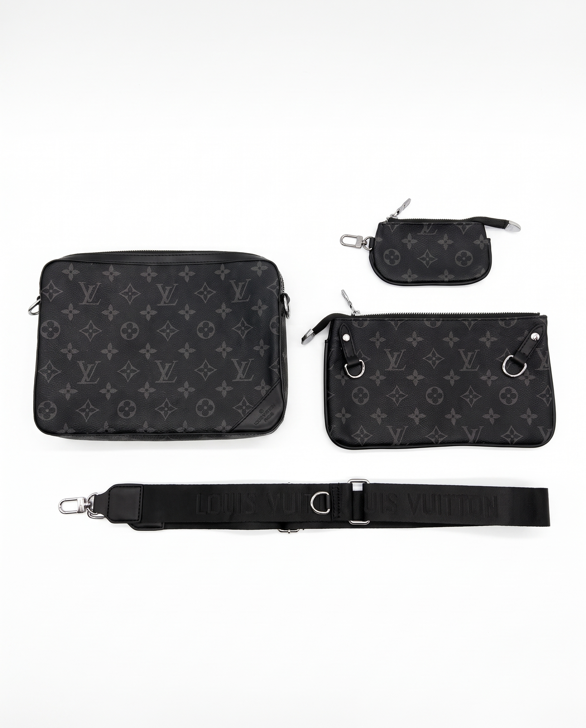 Set de bolsos Louis Vuitton Monogram — Negro