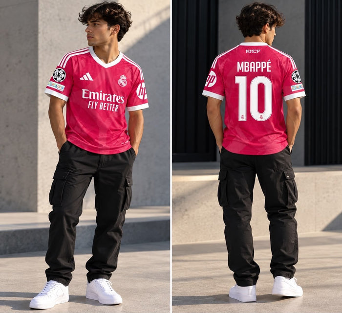 Camiseta Real Madrid Mbappé 10 — 2.ª equipación