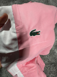 Chándal de poliéster Lacoste — Rosa y blanco