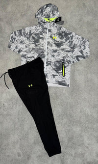 Chándal cortavientos Under Armour — Camuflaje gris y negro
