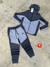 Chándal Tech Fleece Nike — Gris y antracita