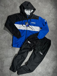 Chándal cortavientos Racing Yamaha — Azul, negro y blanco