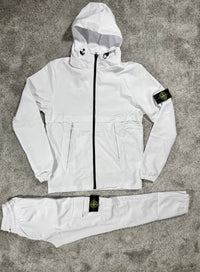 Chándal cortavientos Stone Island — Blanco