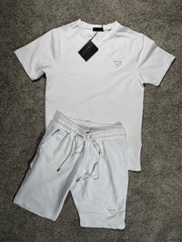 Conjunto camiseta y pantalón corto Prada — Blanco