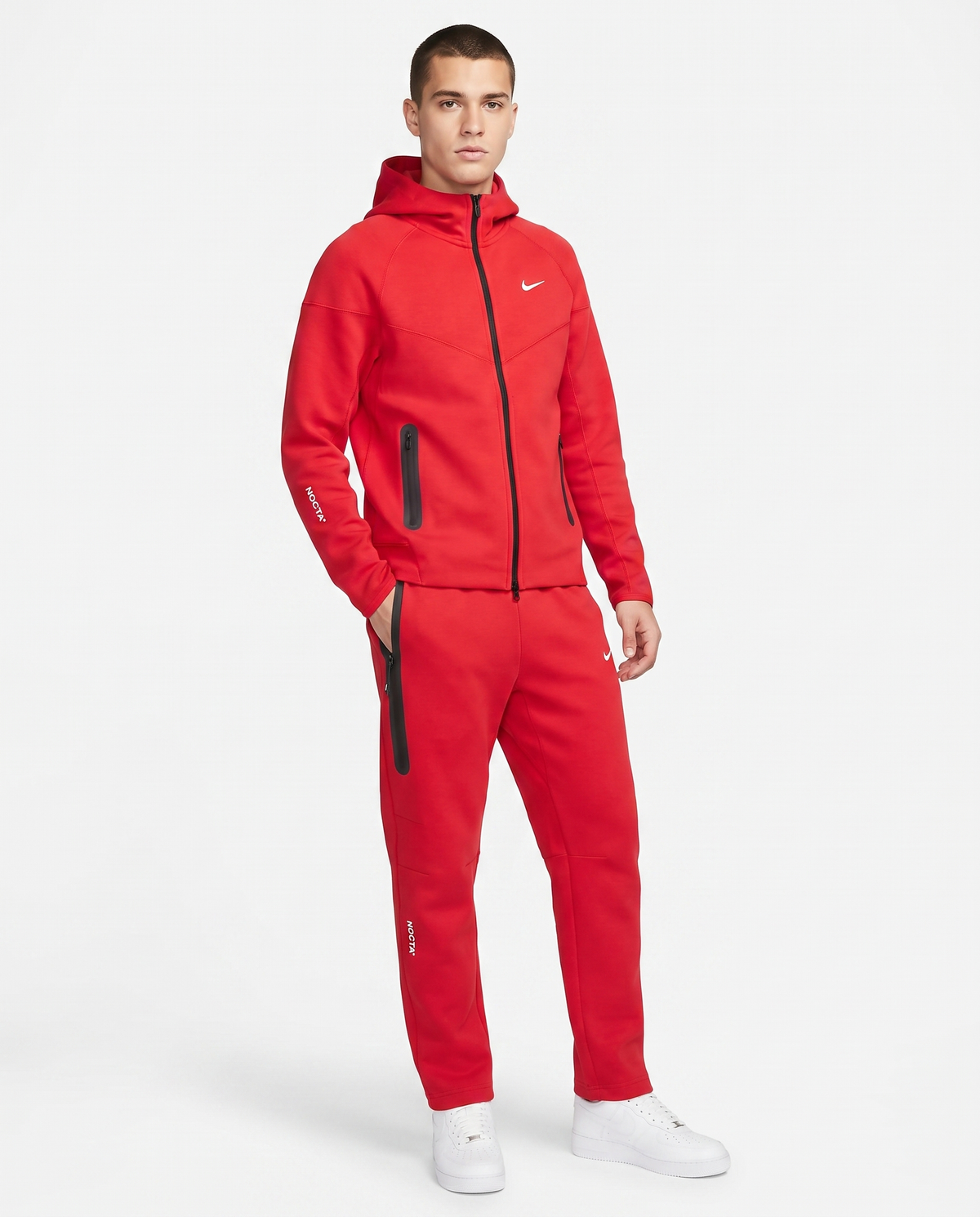 Chándal Tech Fleece Nike Nocta — Rojo