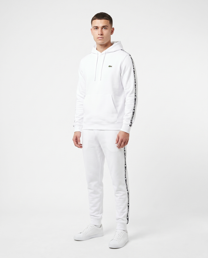 Chándal de algodón con capucha Lacoste — Blanco (modelo 2)