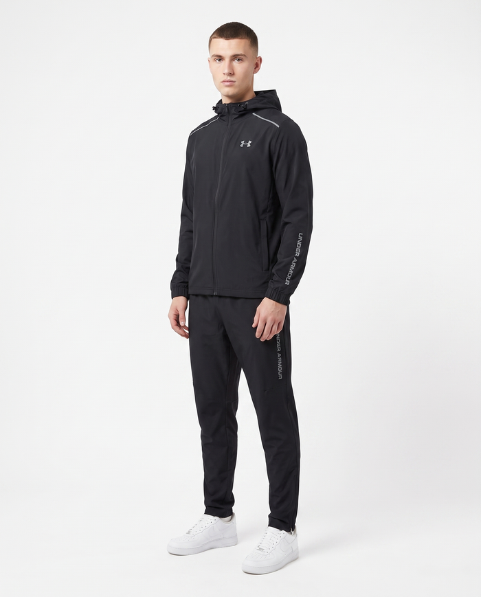 Chándal cortavientos reflectante Under Armour — Negro