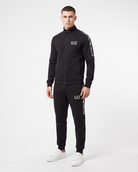 Chándal con cremallera EA7 Emporio Armani — Negro