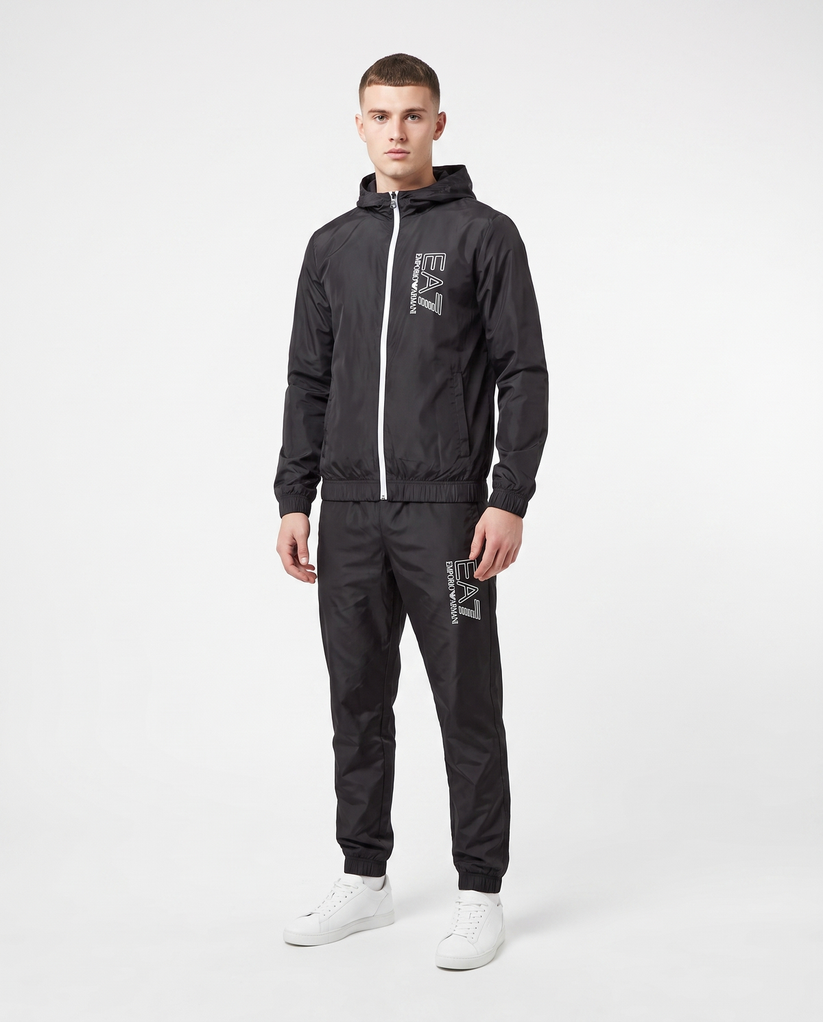 Chándal cortavientos EA7 Emporio Armani — Negro