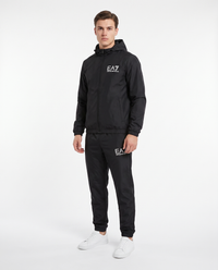 Chándal cortavientos EA7 Emporio Armani — Negro y blanco