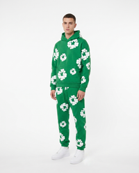 Chándal de algodón con capucha Denim Tears — Verde