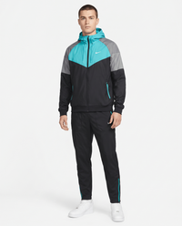 Chándal cortavientos Nike — Turquesa, gris y negro