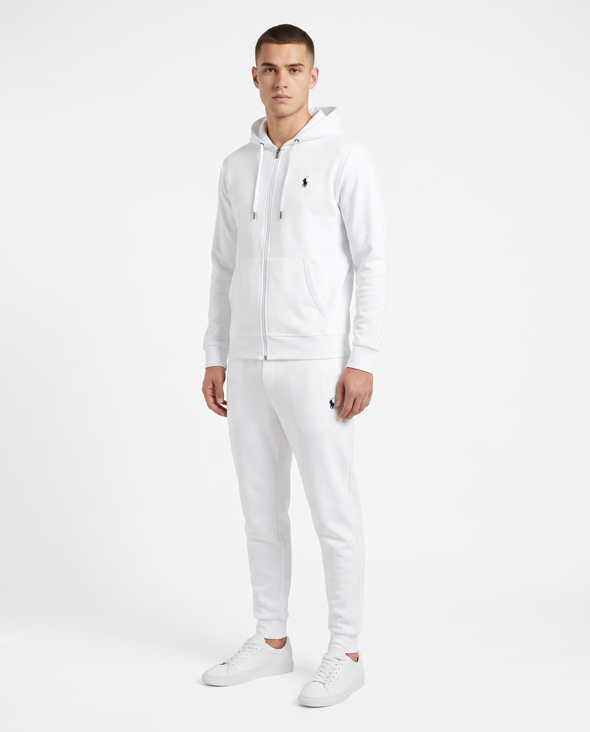 Chándal con cremallera Polo Ralph Lauren — Blanco