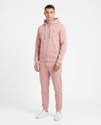 Chándal con cremallera y capucha Polo Ralph Lauren — Rosa palo