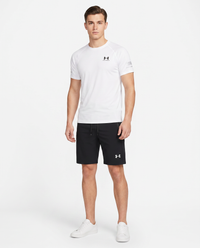 Conjunto camiseta y pantalón corto Under Armour — Blanco y negro (modelo 2)