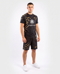Conjunto camiseta y pantalón corto UFC UFC Venum — Negro y dorado