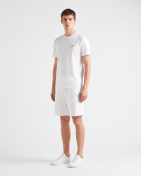 Conjunto camiseta y pantalón corto Prada — Blanco