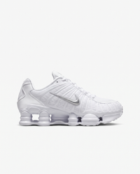 Zapatillas Nike Shox TL — Blanco y plata