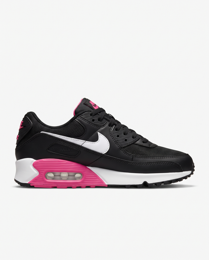 Zapatillas Nike Air Max 90 — Negro, blanco y rosa