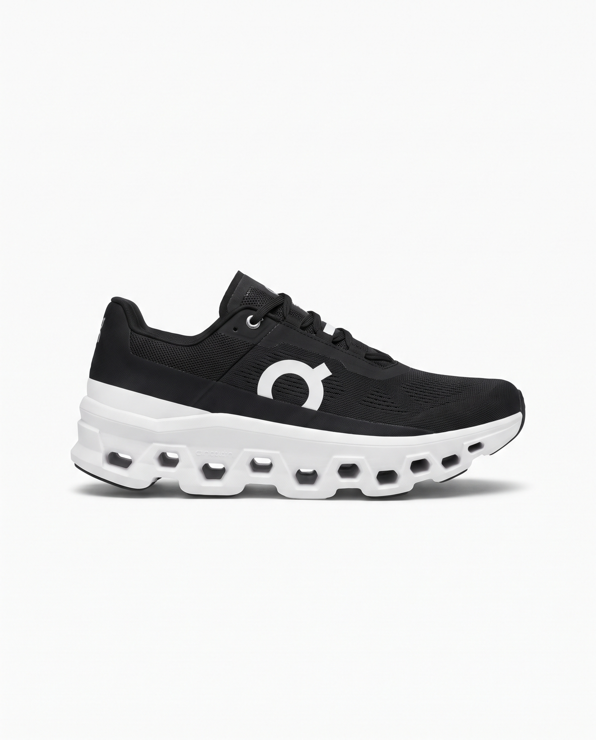 Zapatillas On Cloudmonster — Negro y blanco