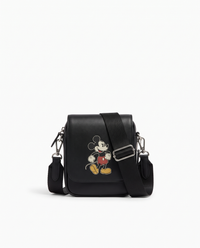 Bolso bandolera estampado Gucci — Negro