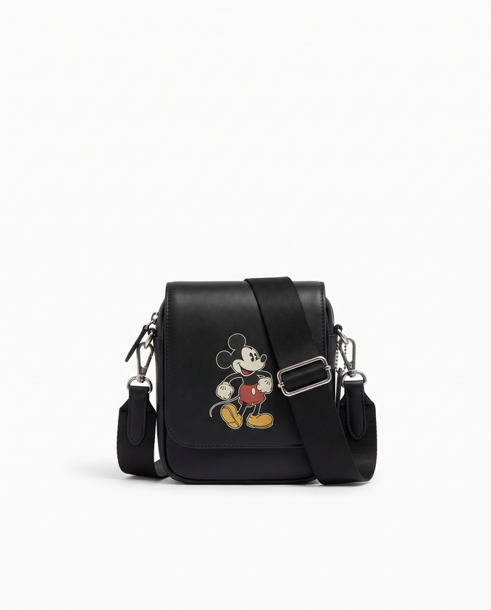 Bolso bandolera estampado Gucci — Negro