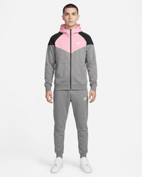 Chándal Nike Windrunner — Gris, rosa y negro