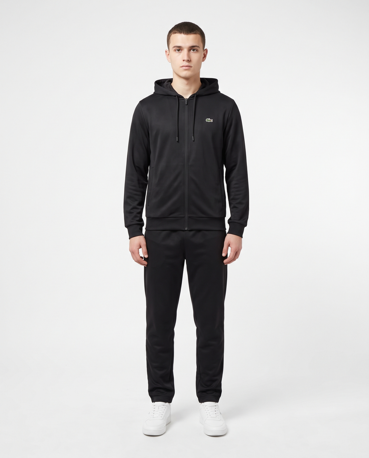 Chándal de poliéster Lacoste — Negro (modelo 3)