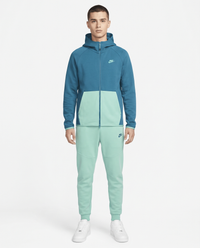Chándal Nike Tech Fleece — Azul petróleo y menta