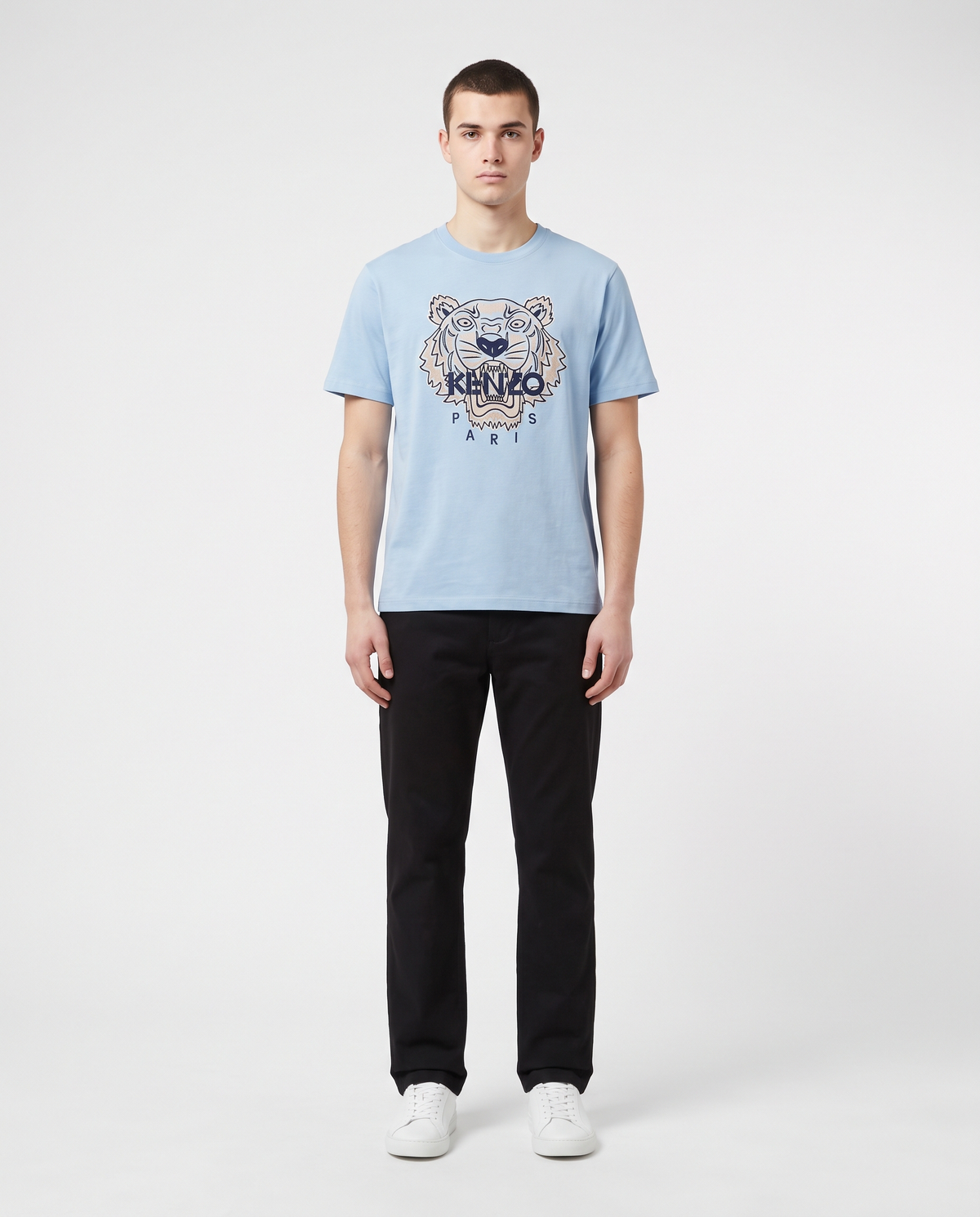 Camiseta Kenzo Tiger — Azul claro