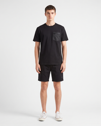 Conjunto Prada camiseta y pantalón corto — Negro