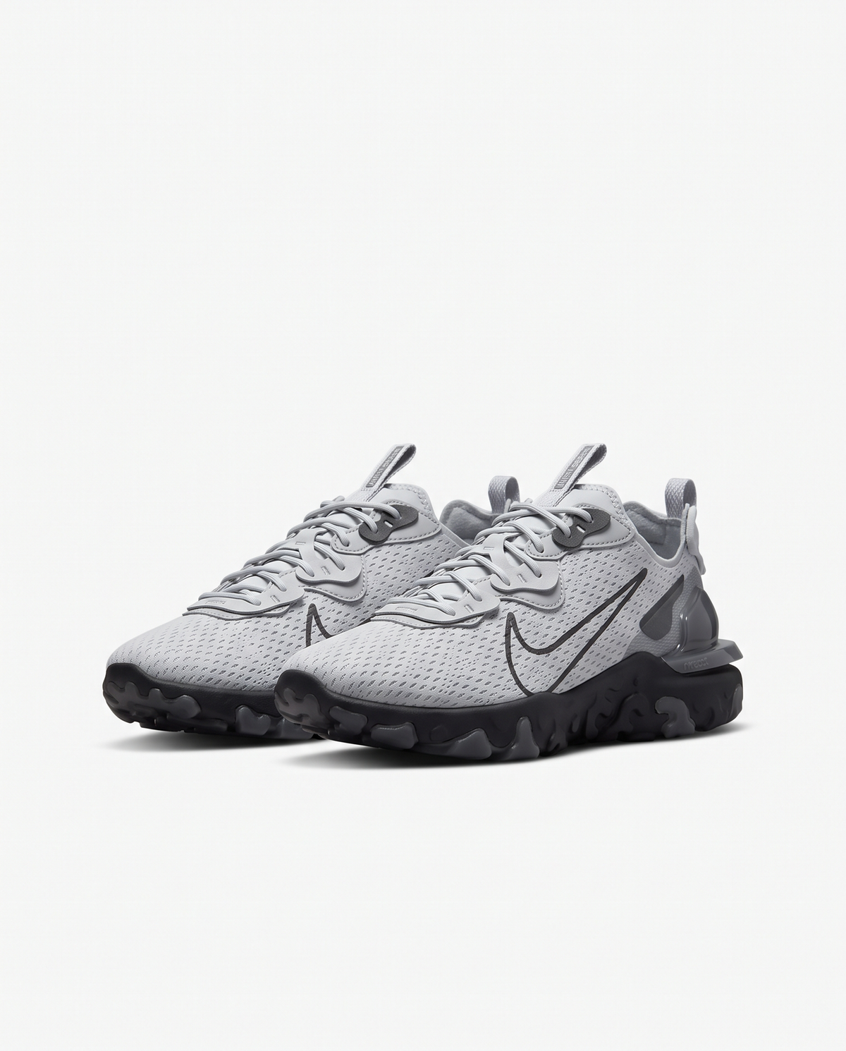 Zapatillas Nike React Vision — Gris y negro