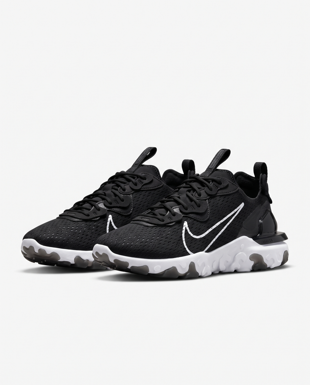 Zapatillas Nike React Vision — Negro y blanco