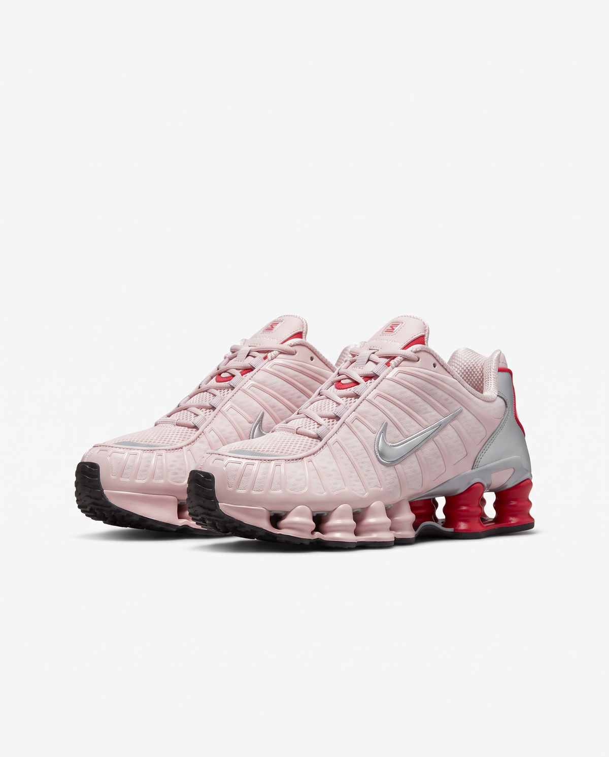 Zapatillas Nike Shox TL — Rosa y plata