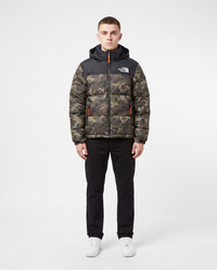 Plumífero con capucha The North Face — Camuflaje