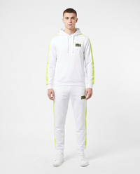 Chándal EA7 Emporio Armani — Blanco y lima