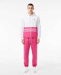 Chándal Lacoste — Blanco y fucsia