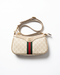 Bolso de hombro Gucci Ophidia — Beige