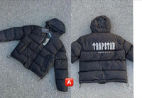 Chaqueta acolchada con capucha Trapstar — Negro