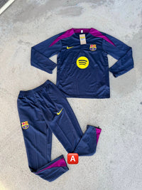 Chándal de entrenamiento FC Barcelona 25/26 — Azul marino y magenta