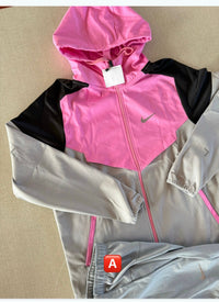 Chándal cortavientos Nike — Rosa y gris