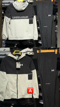 Chándal cortavientos Under Armour — Negro y gris piedra