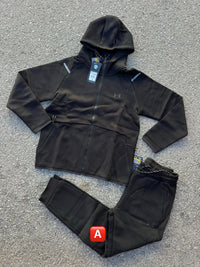 Chándal polar con cremallera Under Armour — Negro